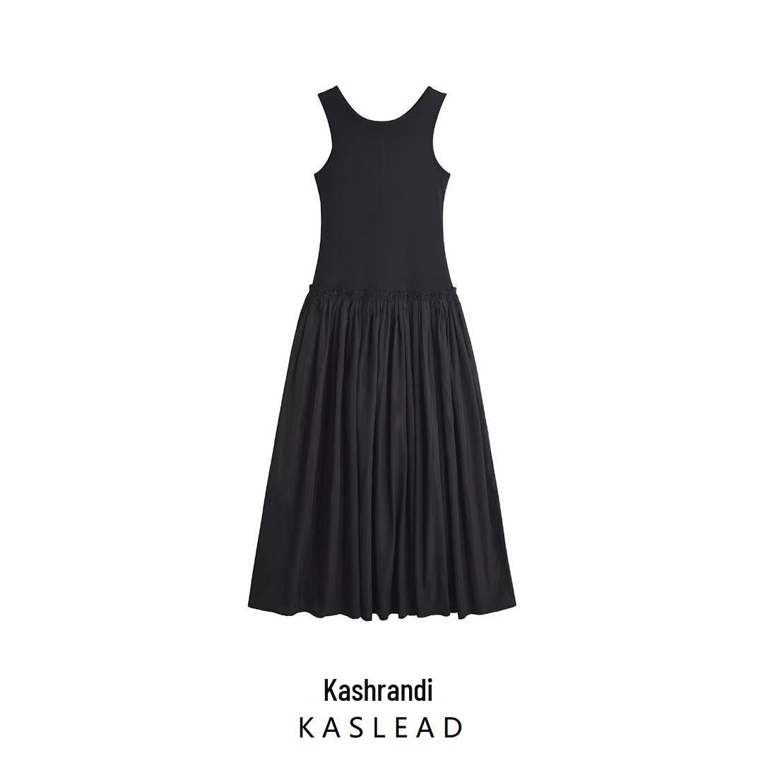 

2024 Autumn Women s Low Waist Vest Dress - European & American Style Medium