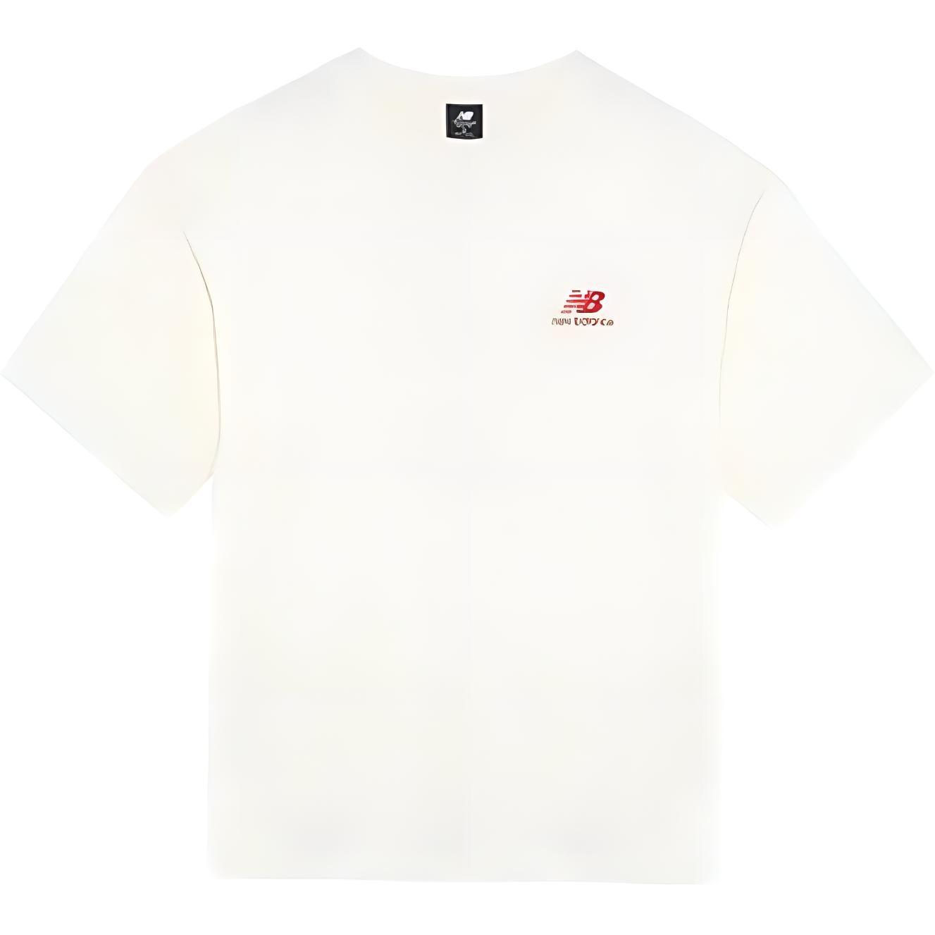 New Balance Cartoon Logo T-shirt Asia Sizing  Beige  Men s AMT22392-IV XL