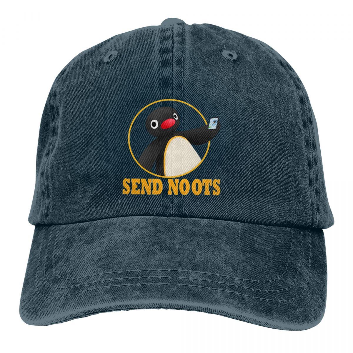 

Літня кепка Сонцезахисний козирок Send Noots Хіп-хоп Кепки Pingu Pinga Penguin TV Ковбойський капелюх Капелюхи One Size