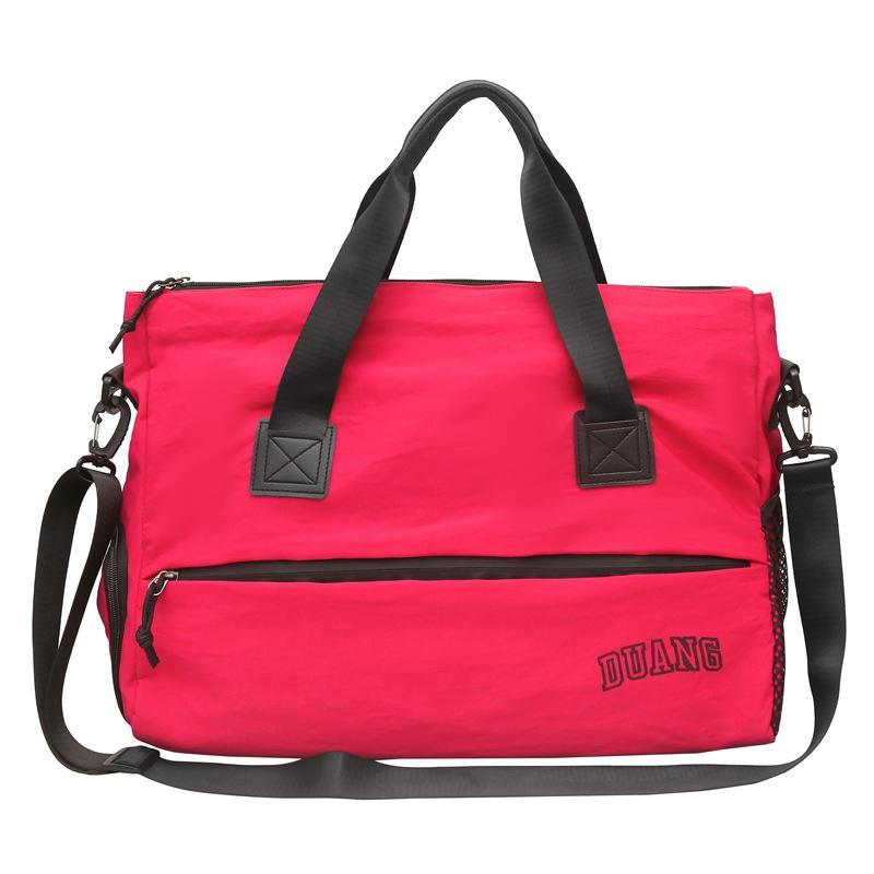 Herren-Kurzstreckenreisetasche mit Trocken-/Nasstrennung, leichte Gepäcktasche, tragbare Fitnesstasche mit großem Fassungsvermögen für Damen mit getrennten Schuhtaschen