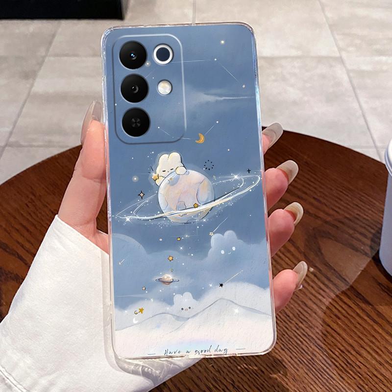 Cases For OPPO Realme C85 Pro Capa Clear Silicone Jelly Soft TPU Back Cover Coque Cute Rabbit Cat Dinasaur Phone Case Fundas