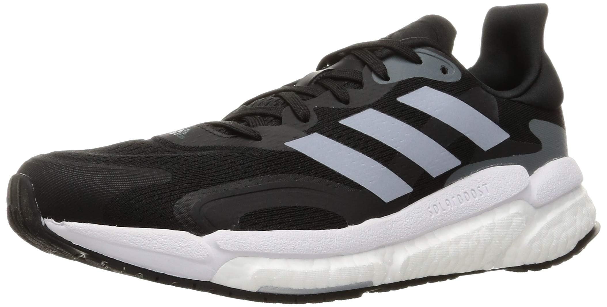 

Adidas Solar Boost 3 Running Core Six Size cm Shoes, Black/Halo Silver/Grey (FW9137), 28.0