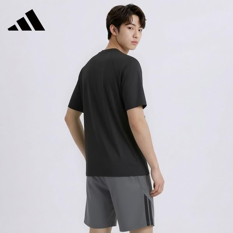 adidas Men's Quick-Dry Crew Neck T-Shirt