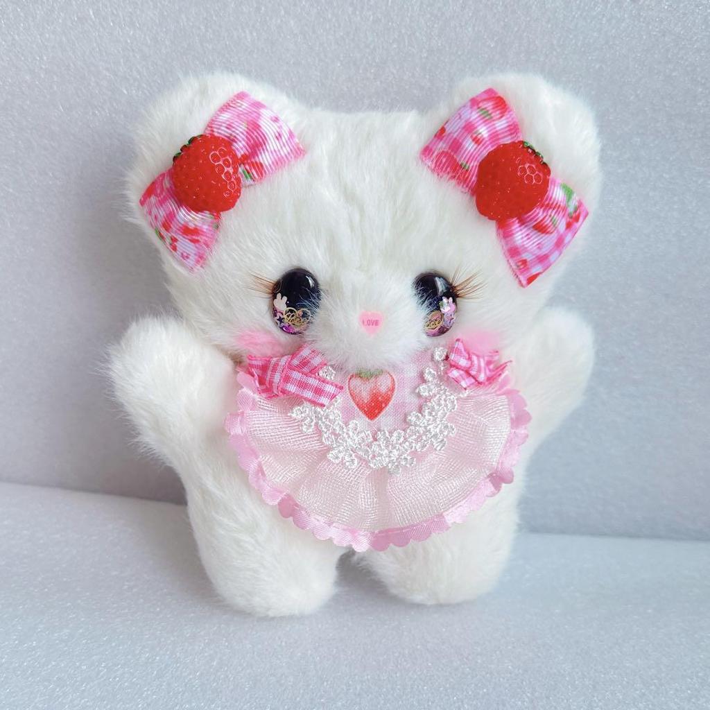 [USED] Lily Sanrio Artist Teddy Bear Handmade Plush Polar Bear Single Item