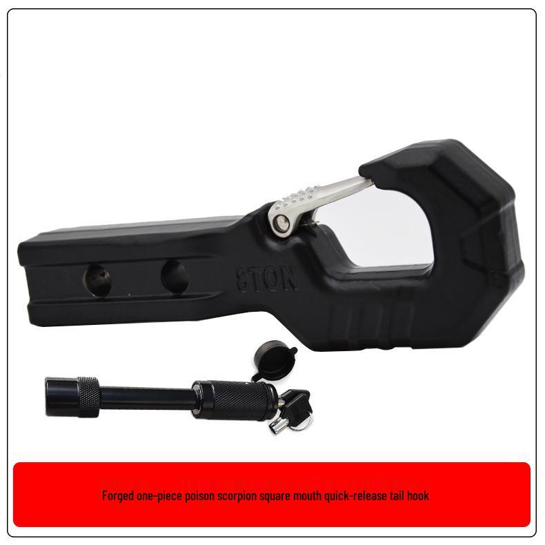 2024 BJ40 Trailer Hitch: Forged Tow Hook with Solid Ball Head