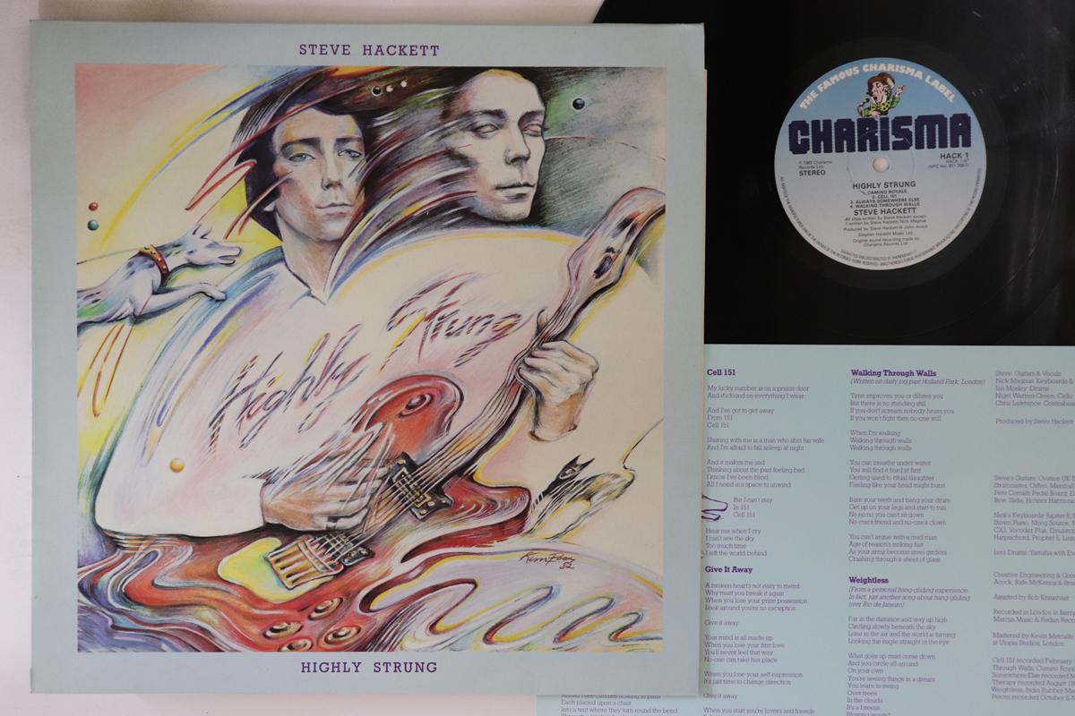 

LP Record STEVE HACKETT - Highly Strung HACK1 CHARISMA 1983 UK Rock Used