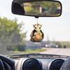 2D Acrylic Dragon Baby Egg Ornament Christmas Dragon Egg Tree Pendant Cartoon Car Keychain Hanging Decoration Xmas Cute Decor