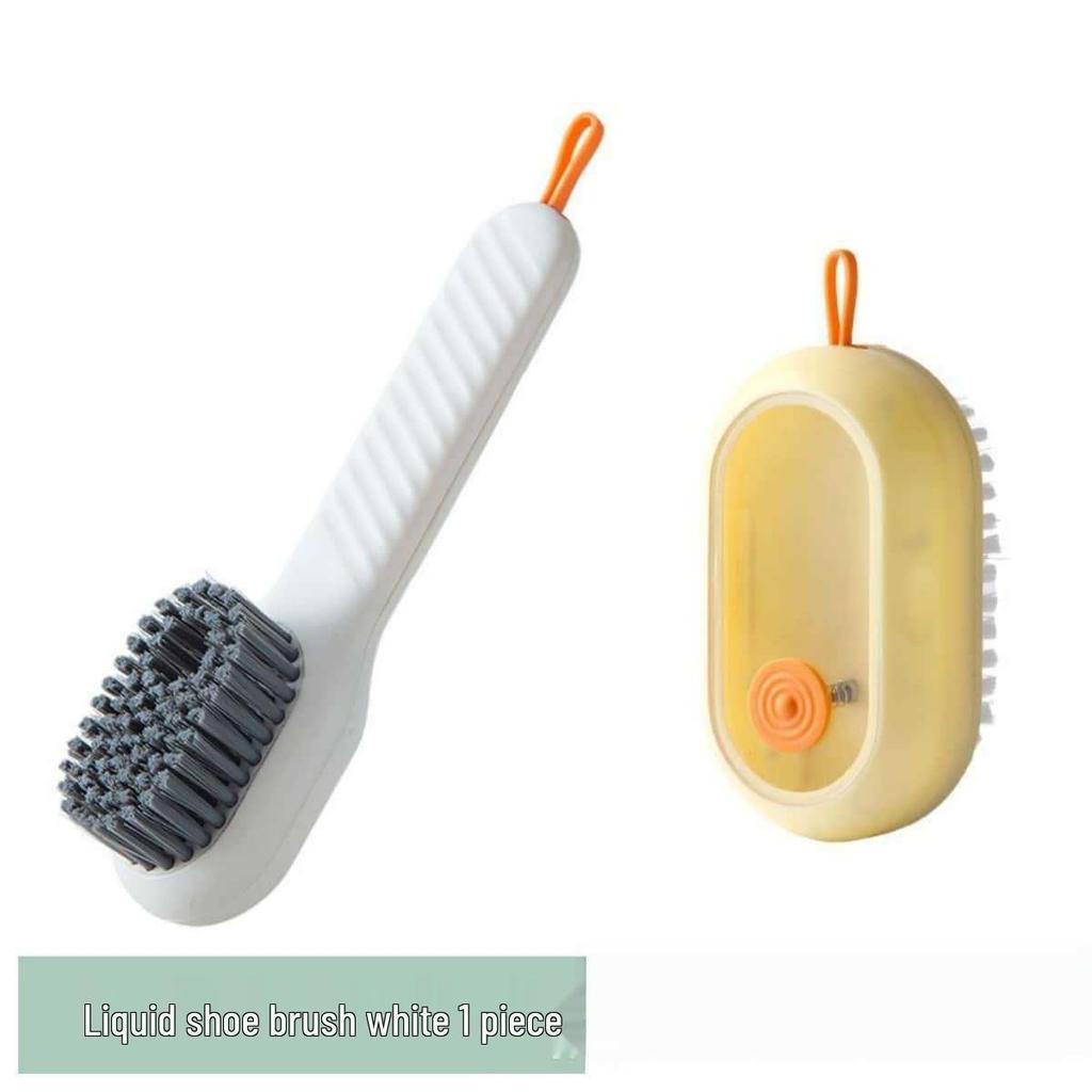 Multifunctional Liquid Shoe Cleaning Brush - Soft Bristle Press Tool for Shoes and Clothing