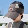Summer Children'S Empty Top Sunscreen Hat Cute Cartoon Boys And Girls Uv Protection Baseball Cap Outdoor