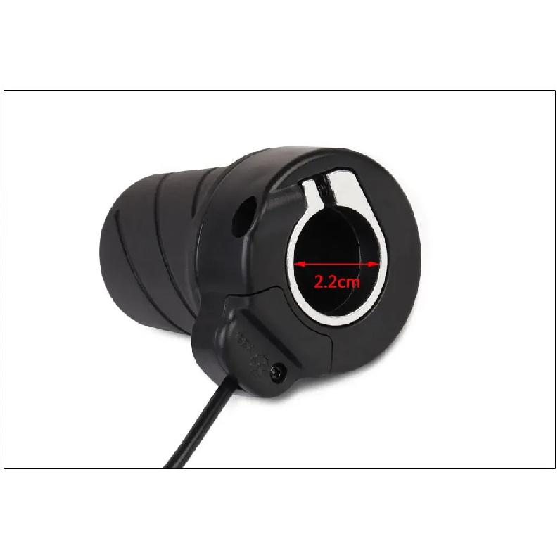 Half Twist Throttle for Ebike Wuxing Brand 192X, High Quality, 24V, 36V, 48V, 60V, 72V