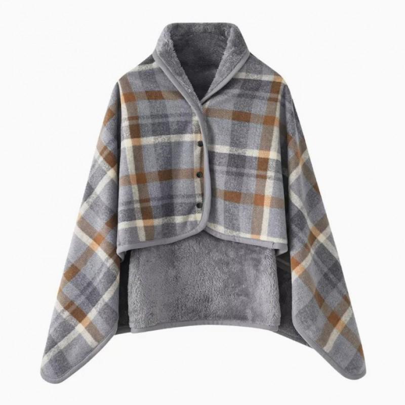 Soft Fleece Throw Blanket Office Nap Sofa Travel Lightweight Plaid Sherpa Women Men Student