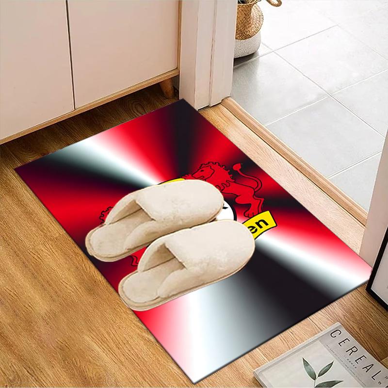 Bayer Football Club Printed Office Carpet Chair Cushion Entryway Rug, Rugs for Living Room, Bedroom Christmas gifts