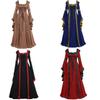 Halloween Medieval Women Dress Vintage Renaissance Gothic Cosplay Carnival Party