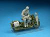MiniArt Scale US Army Motorcycle Crew Repairing Special Edition Plastic Model Kit Tools and MA35284 1/35 (3 Figures) (Includes Toolbox)