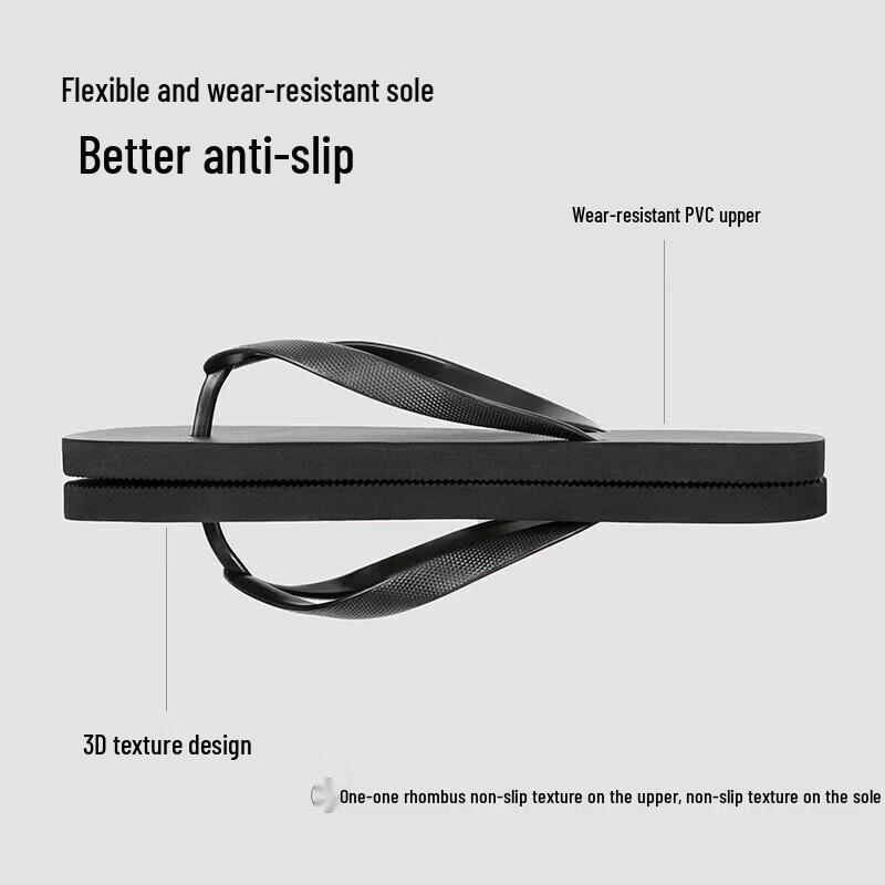 Li-Ning Men's Anti-Slip Flip-Flops