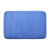 Striped Coral Fleece Water Absorbent Bathroom Floor Mat