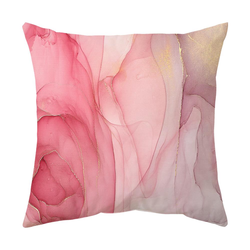 New Pink Pillow Feather Pillow Cover Home Sofa Bed Head Pillow Cover Cushion Cushion Cover