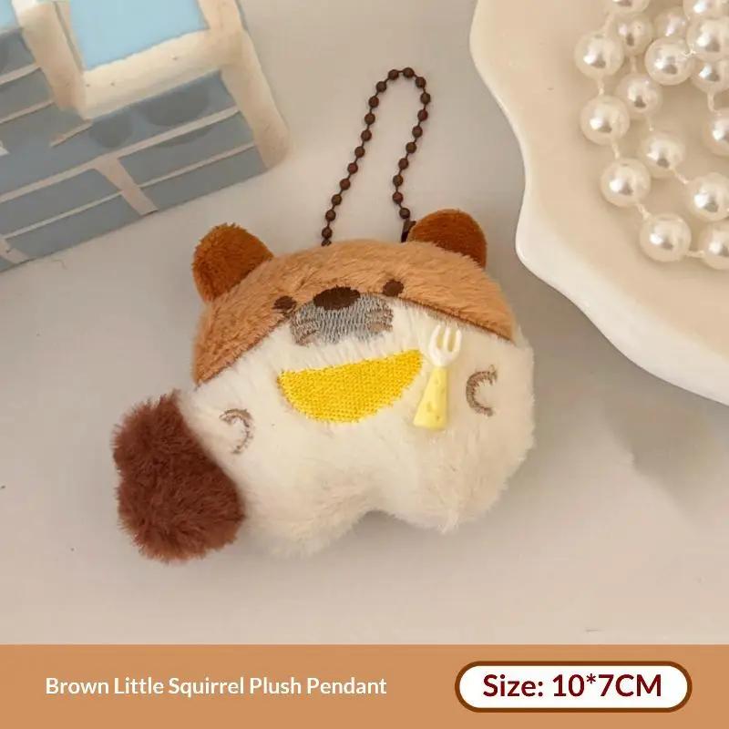 Cartoon Ocean Doll Pendant Plush Keychain Adorable Penguin Octopus Seal Plush Doll Backpack Hanging Decoration Accessories Present