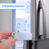 10Pcs Stainless Steel Freezer Shelf Clip Heavy Duty Shelf Support Pegs Mounting for Refrigerator Shelves Cabinet Cupboard