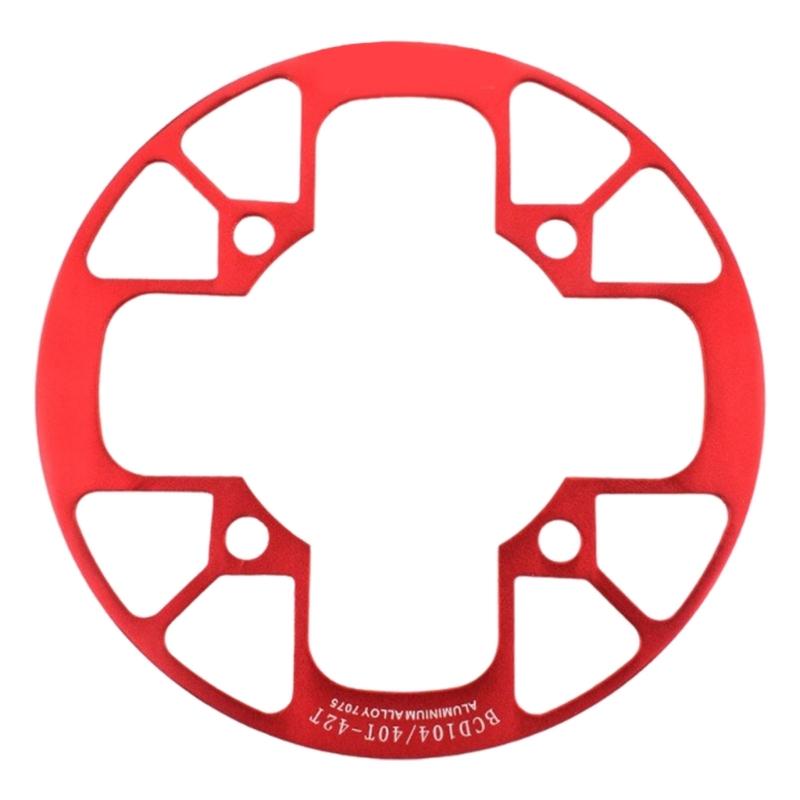 Mountain Bike Chainwheel Guard Cover Aluminum Alloy Bicycles Chainring Guard Bike Crankset Protector Easy To Use