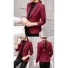 Spring and Autumn Professional Versatile Suit Long Sleeve Temperament Slim Fit Small Suit Jacket Women's Short Style Women