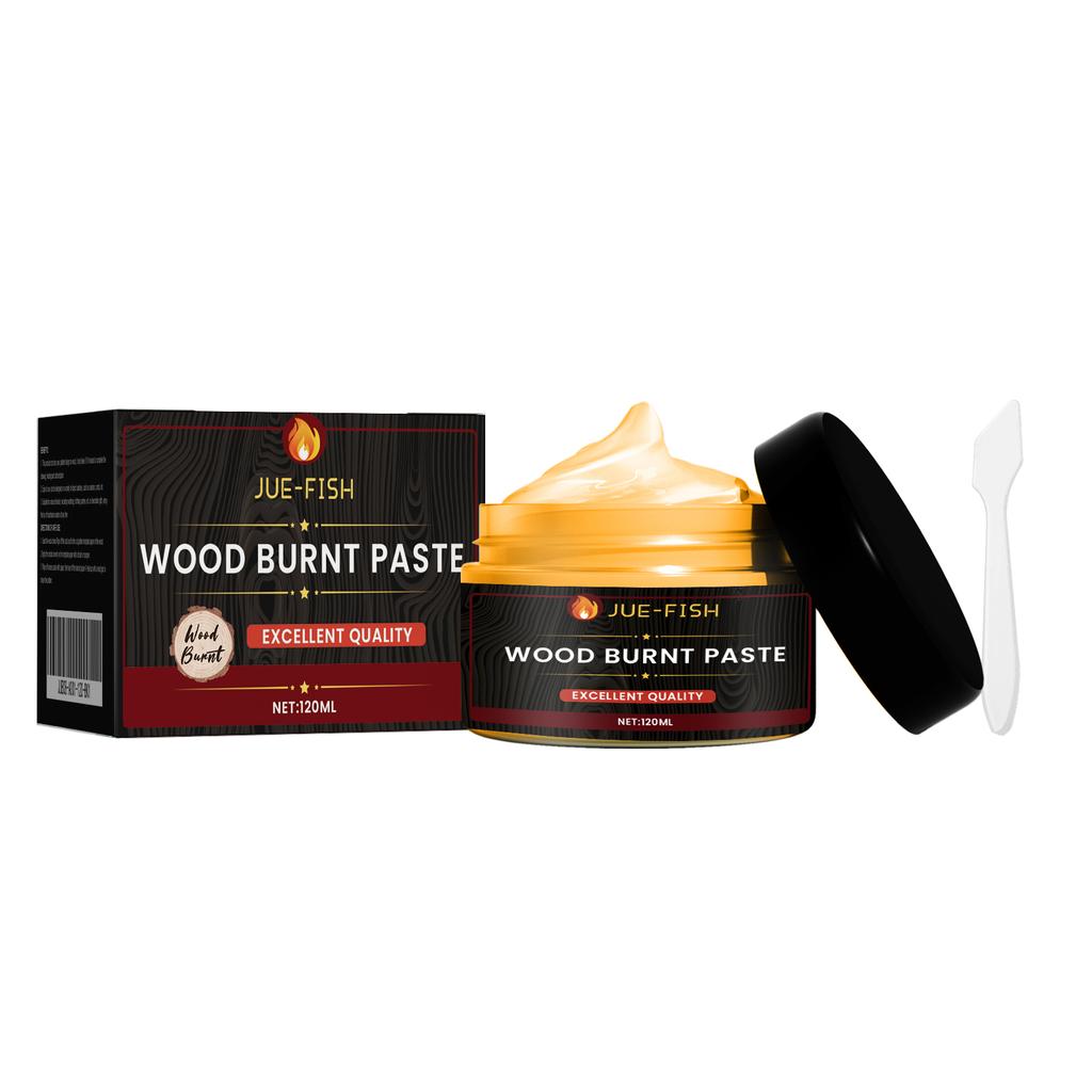 Jue-Fish Wood Burning Paste Camping Outdoor Wood Cloth Combustion-Supporting DIY Pyrography Wood Burning Paste