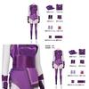 Mortal Kombat Mileena Cosplay Costume With Short Skirt For Halloween Role Play