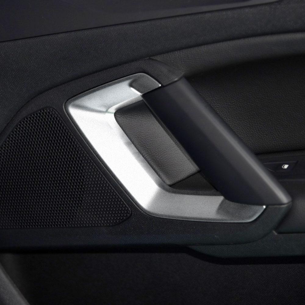 2pcs for Peugeot 308s 2014 - 2018 Car Inner Door Handle Cover Door Bowl Frame Trim Sticker Interior Decoration Accessories