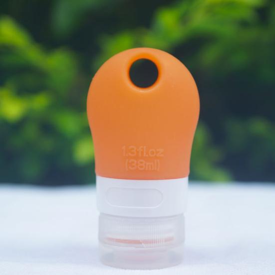 Contenitore vuoto per bottiglia con tubo comprimibile per lozione da viaggio in silicone da 38/60/90 ml