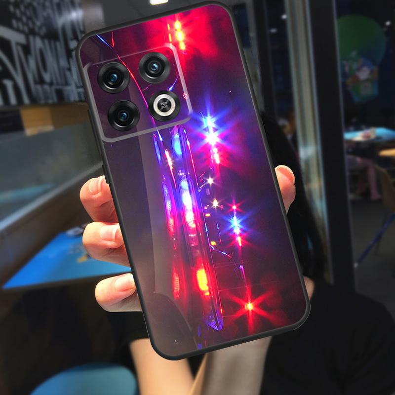 Police Cars Light At Night Funda For OnePlus 13R 13 12 R 11 9 10 Pro 8T 9RT 10T OnePlus Nord CE 4 2 3 Lite N20 N30 Case