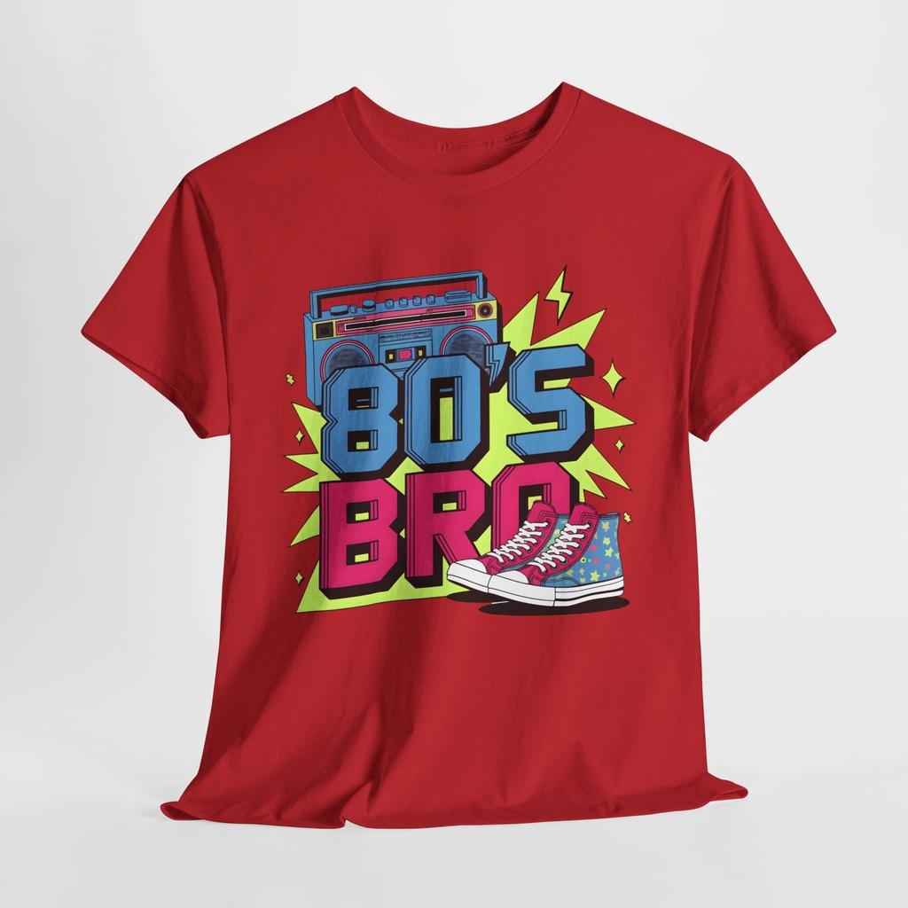 80's Bro: Retro Vintage Inspired Graphic Tee for Classic Style Lovers