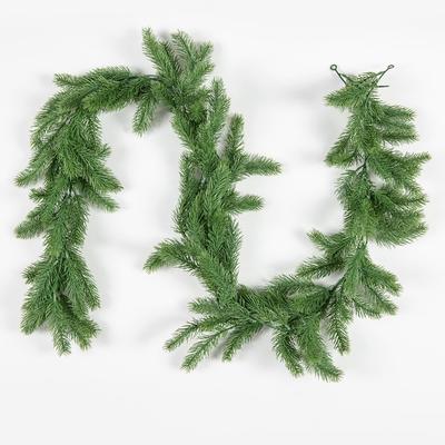 72 Malla Planta Artificial Guirnalda de Agujas de Pino Decoración de Árbol de Navidad Jardín Exterior Hogar Fiesta de Festival Boda Atrezzo para Fotografía Diy