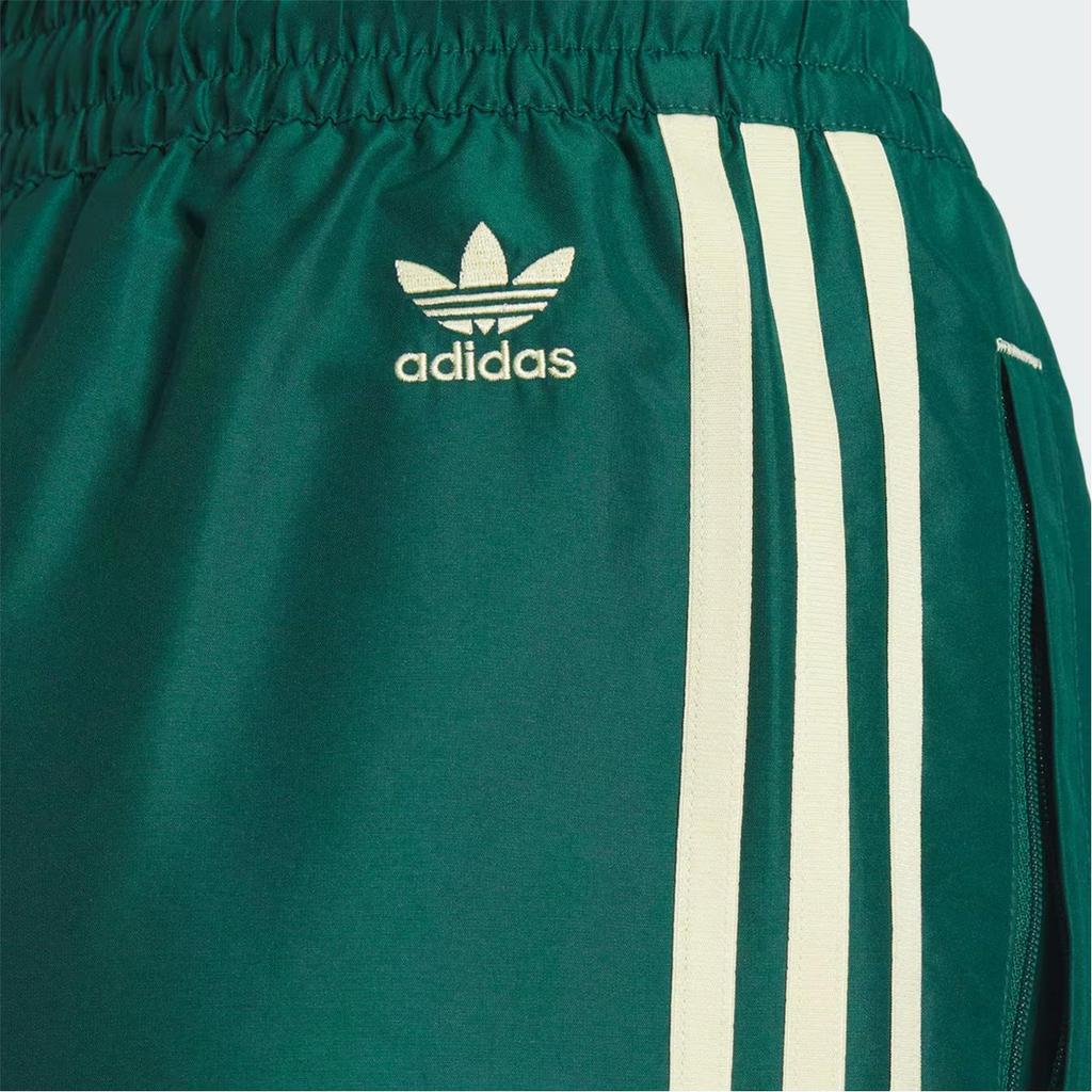 Adidas Originals Logo Twist Tracksuit Bottoms, Women Forest Green Retro Casual Sports Pants IW6291