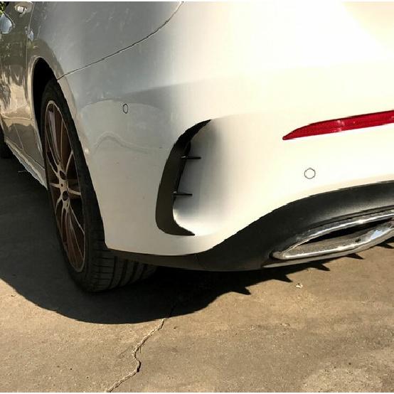 For Benz A Class W177 A220 ABS Rear Bumper F Canards Splitters Sport -20