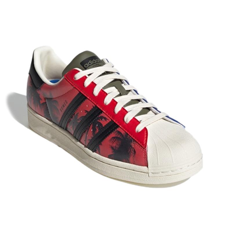adidas Originals Superstar Shoes 'Red Black Blue' Sneakers H67923