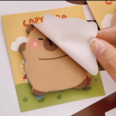 1-50 Bücher Niedliches Capybara Bequemlichkeitssticker Delfin Haftnotizen Sticker Karte Niedliche Haftnotizen Fotozubehör