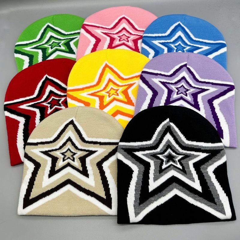 Unisex Knitted Beanie Soft Acrylic Warm Daily Casual Hip Hop Hat Good Stretch Y2K Cap for Men And Women Winter Autumn