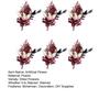 6Pcs Artificial Dried Flower Bouquet Bohemian Mini Flower Bouquet DIY Crafts Vase Wedding Party Home Office Table Centerpiece Decoration