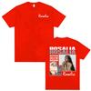 Singer Rosalia LUX New Album Tour Merch Tshirts Unisex Women Clothing Fashion Aesthetic T Shirt High Quality Casual ONeck Tshirt