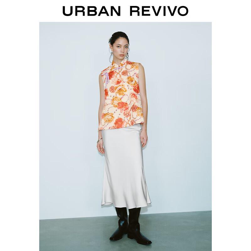 

Женский жилет UR в коллаборации с художником, цветной блок, цветочный L