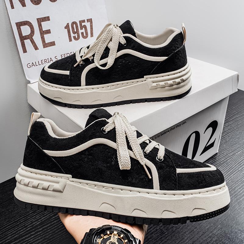Nuove scarpe da ginnastica retro casual a suola morbida, suola spessa, rialzate, a suola spessa