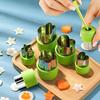 Stainless Steel Cookie Cutter Set for Food Vegetables Fruit Noodle Mold for DIY Pastry Biscuits Food-Grade Reusable Essential Kitchen Tool for Home