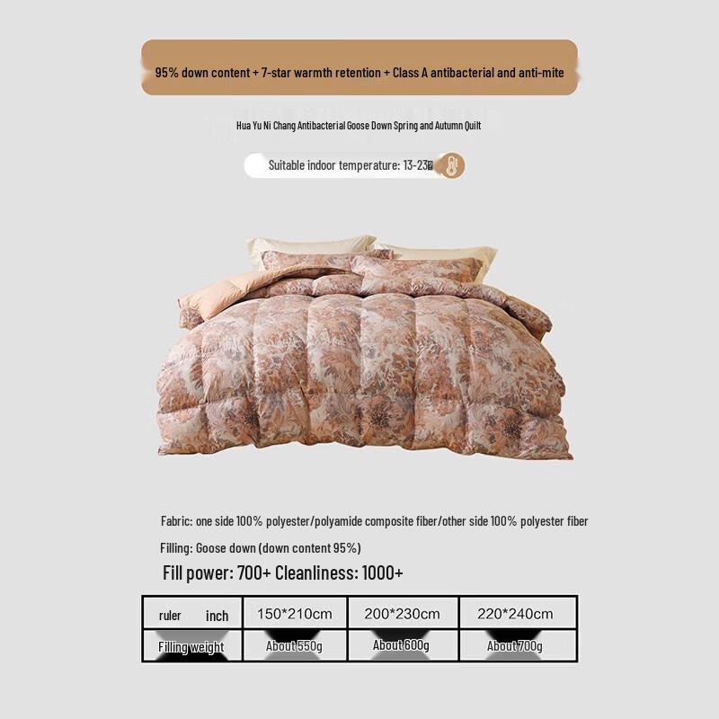 

Mercury Home Textiles White Goose Down Duvet