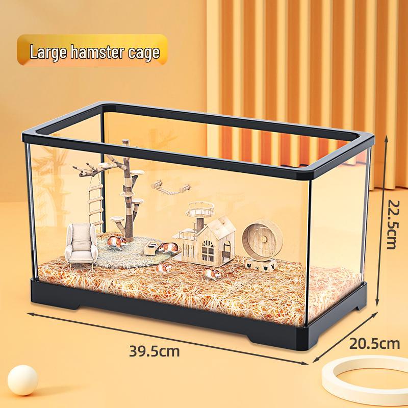 Large Acrylic Hamster & Chinchilla Cage Villa Breeding Box