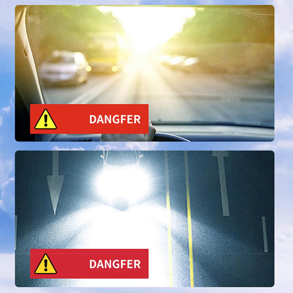 2in1 Day Night Car Sun Visor Extender Universal HD Anti-Dazzle Anti-UV Polarized Sunshade Plate for Safety Driving Car Goggles