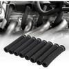 Spark Plug Wire Heat Shield Sleeve 2500° Spark Plug Boot Protector Boots Wrap For SBC BBC 350 454 8PCS Plug Wire Covers