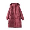 European long white duck down jacket women's 2025 winter fashion design sense streamer to keep warm over the knee thickened jacket
