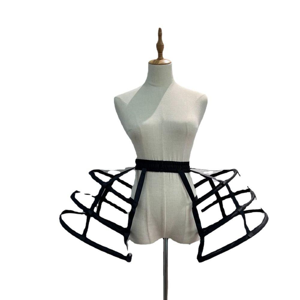 Bílá spodnička s elastickým pasem, prodyšná viktoriánská spodnička pro dívky