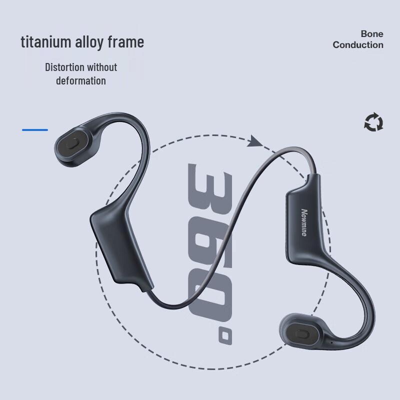 Numan Waterproof Bone Conduction Bluetooth Sports Headphones