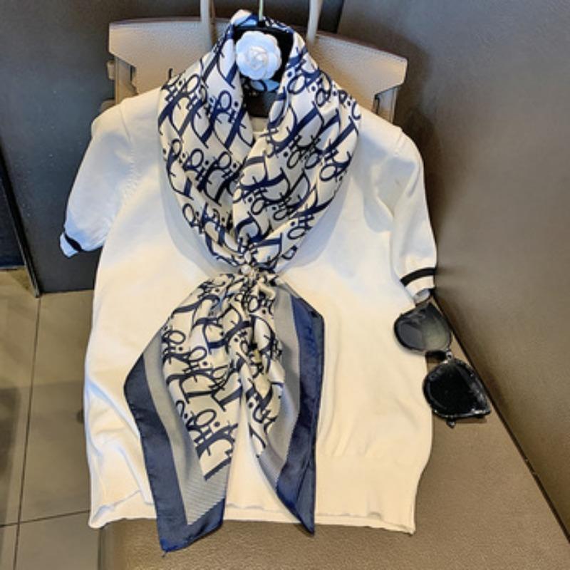 Classic Printed Large Scarf Women S Versatile Sun Protection Neck Scarf